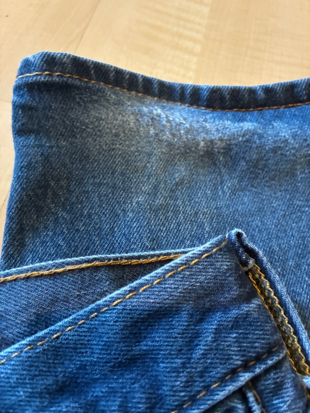 Classic Dark Blue Men's Jeans - Picture 2 of 12